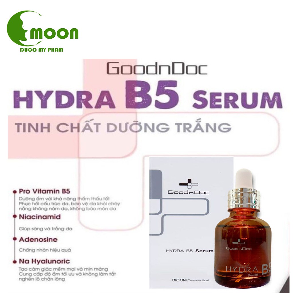 SERUM DƯỠNG ẨM PHỤC HỒI DA GOODNDOC HYDRA B5 30ml | BigBuy360 - bigbuy360.vn