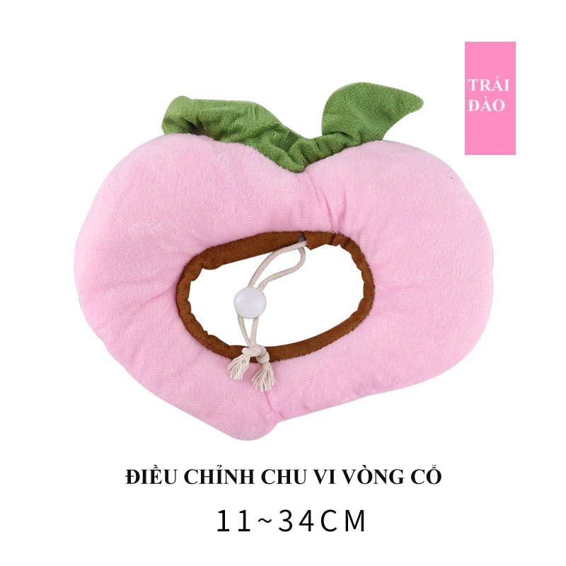 Vòng cổ chống liếm cho chó mèo / Gối ôm cổ chống liếm đáng yêu cho thú cưng