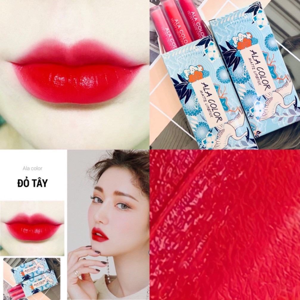 SON KEM LÌ ALA COLOR LIPSTICK PHIÊN BẢN GIỚI HẠN_9 màu son độc quyền .. | BigBuy360 - bigbuy360.vn