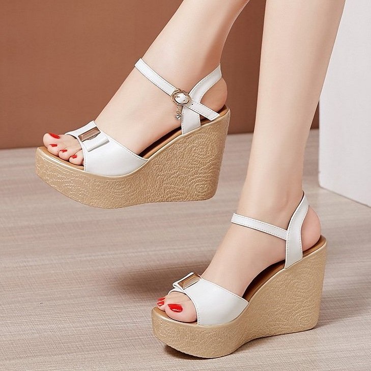 Sandal xuồng quai nơ 10p