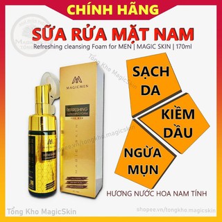 Sữa rửa mặt NAM Magic Skin - Refreshing Cleansing Foam for MEN Sạch