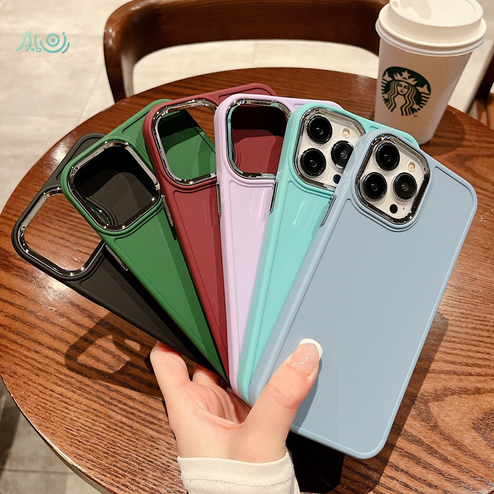 Ốp Điện Thoại Silicon Dẻo Khung Vuông Chống Sốc Cho iPhone 13 11 12 Pro MAX XS MAX XR 7 + 8 Plus SE 2020