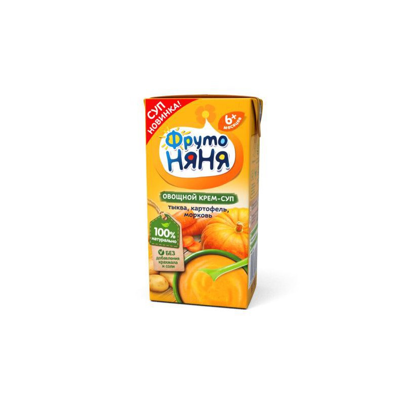 Soup kem Fruto Nyanya Nga vị bí đỏ 200ml cho bé ăn dặm từ 6 tháng. Date 5/22 - Sweet Baby House