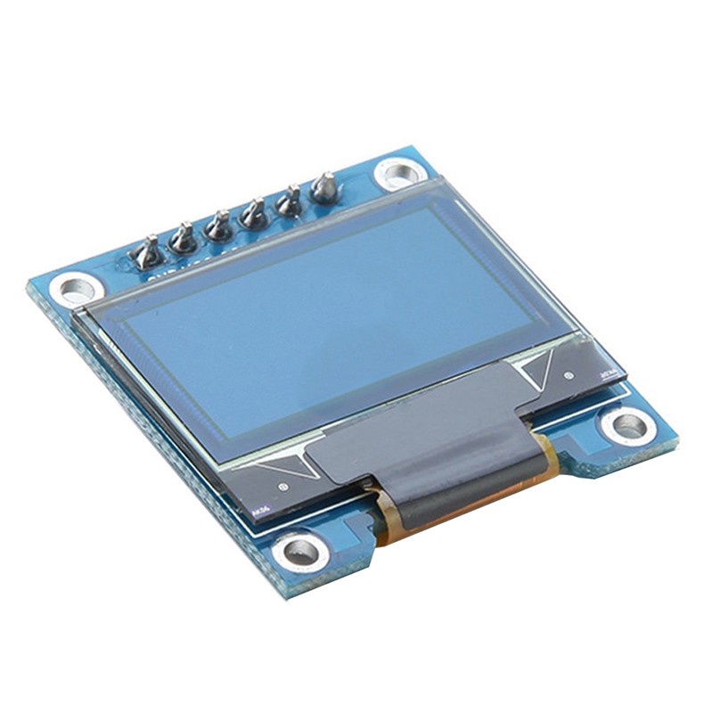 1 Mô Đun Hiển Thị Màn Hình OLED IIC 6 Chấu 0.96inch 128x64 I2C SSD1306 LCD Màu Trắng Cho Arduino