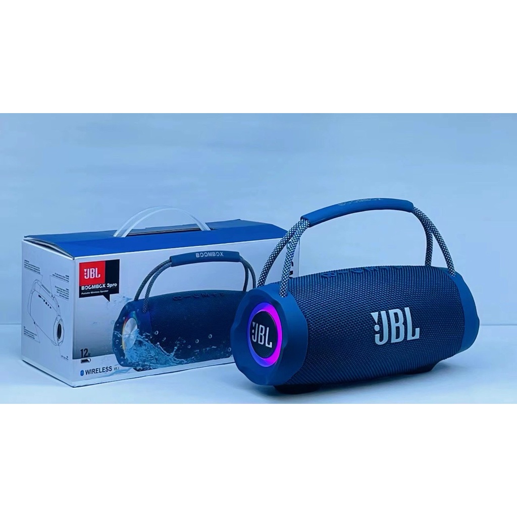 Loa Bluetooth Boombox 3 Pro Thế Hệ Mới Bass Mạnh Âm Thanh Lớn Cực Đỉnh Bluetooth 5.2, Thiết Kế Cực Đẹp Bảo Hành 12 Tháng