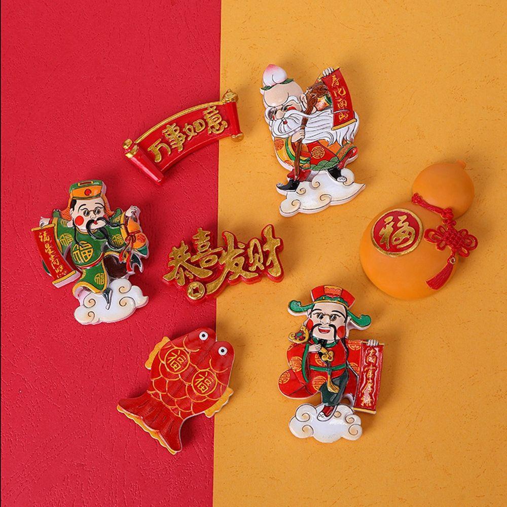 1 Chú Hổ Bằng Nhựa Resin Sáng Tạo Trang Trí Tủ Lạnh