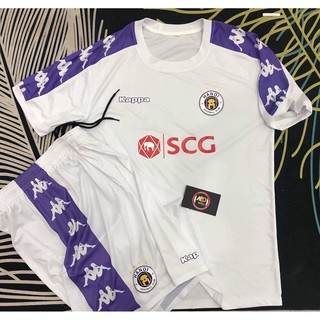 Bộ quần áo đá bóng clb Hà Nội 2019 2020 màu tím thun cao cấp