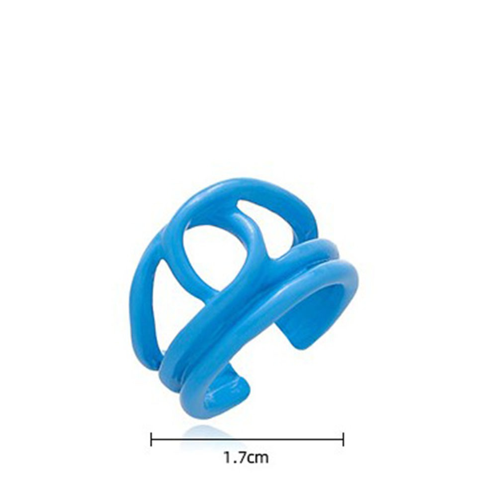 Nhẫn Hở Màu Kẹo Tùy Chỉnh Phong Cách Hàn Quốc Thời Trang Cho Nữ