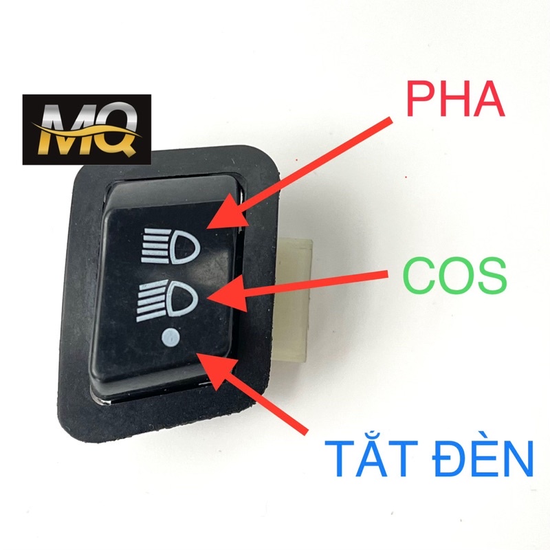 Công tắc đèn xe máy 3 chế độ (TẮT ĐÈN - PHA - COS) - Dành cho Wave A/ RS110/ RSX -  Futrure - Vision - dễ dàng lắp đặt