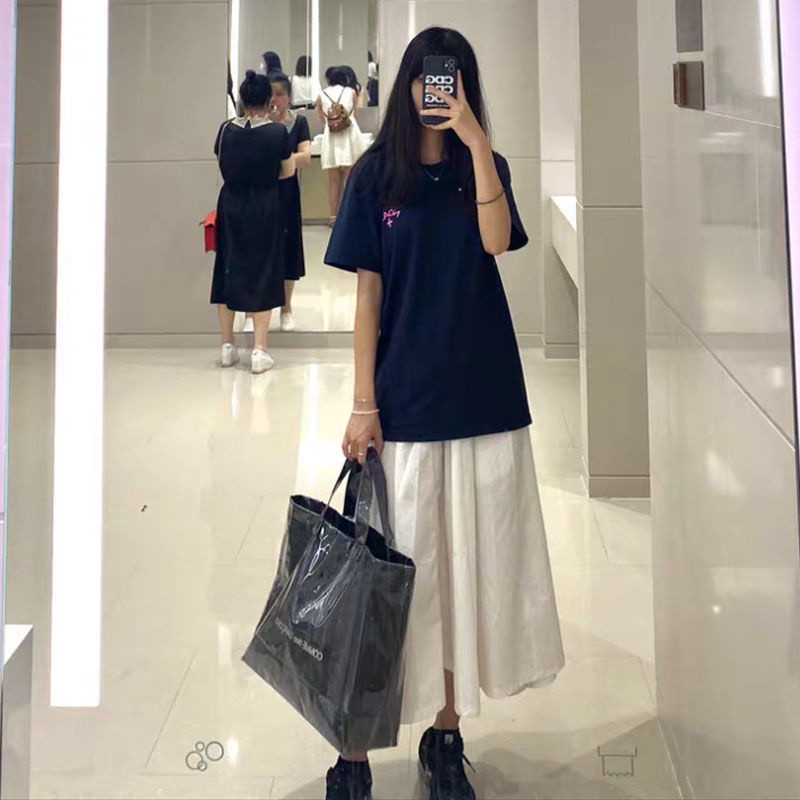 Túi Xách Mua Sắm Bằng Giấy Kraft Màu Đen Cho Nữ