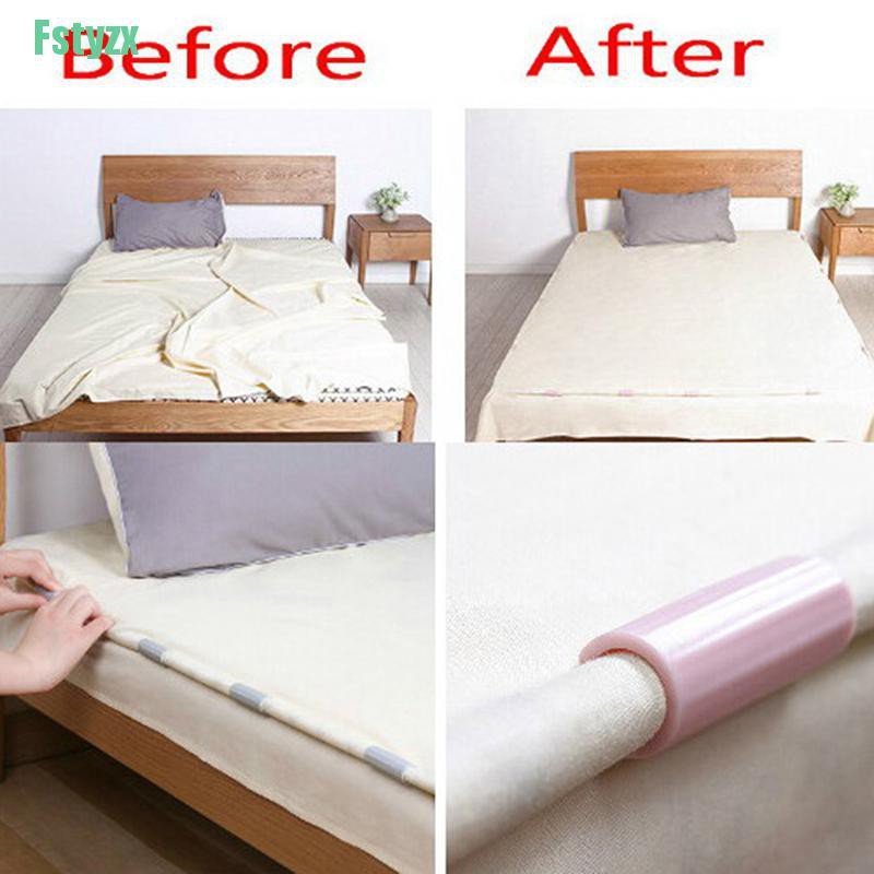 fstyzx 12pcs Blankets Bed Sheet Clip Mattress Fasteners Fixing Slip-Resistant Clamp