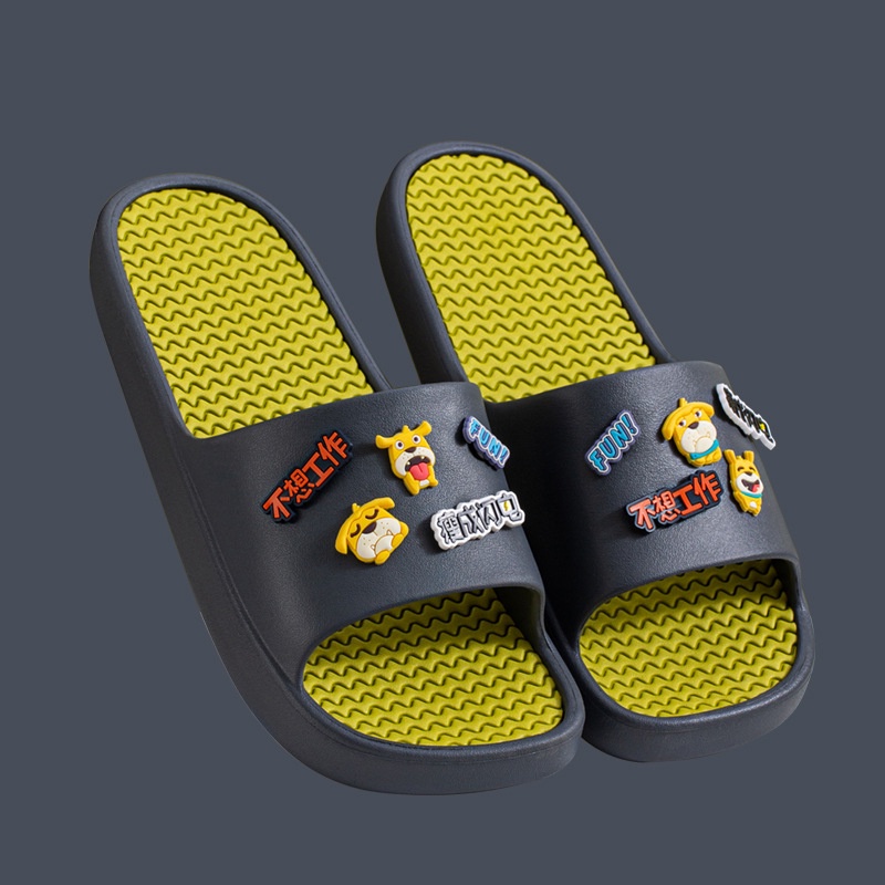 Dép đúc bánh mì hàng cao cấp cho nữ tặng kèm sticker cute