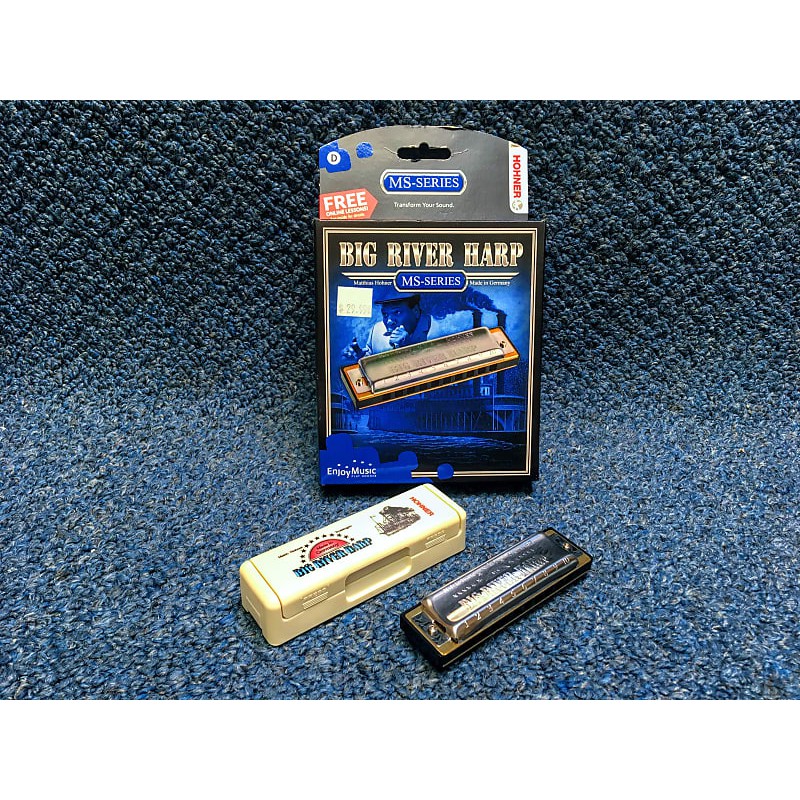 Diatonic Harmonica Hohner Big River Harp ( Full Tone, Key A, Bb, C, D ,E, F, G ) Nhập Khẩu Đức - Phân phối Sol.G