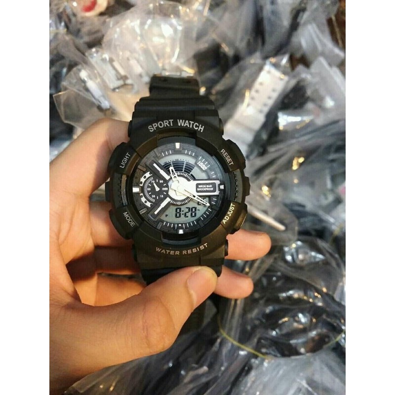 Đồng hồ thể thao Nam Nữ Sport Watch chống nước 3ATM hàng công ty