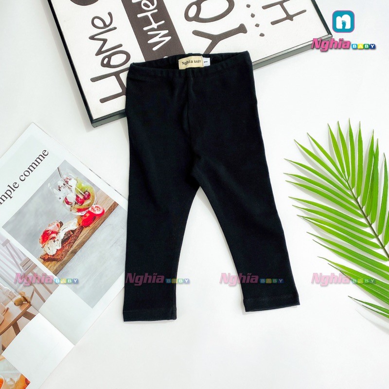 Quần legging dài NGHĨA BABY Q13 thun cho bé gái