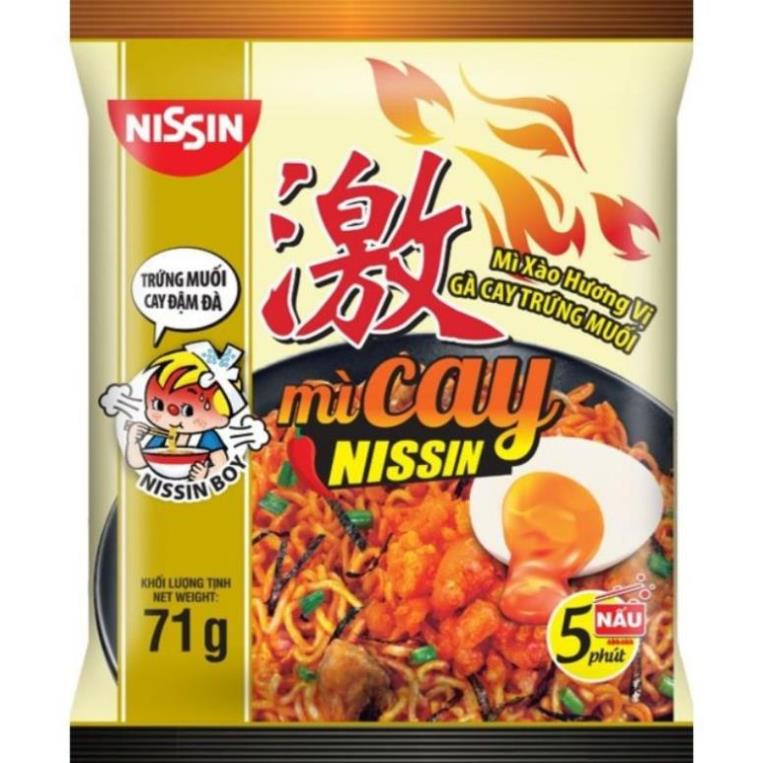 Mì Cay NISSIN Hàn Quốc Lốc 5 gói
