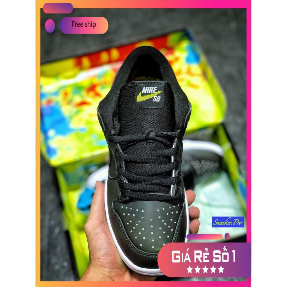 Giày thể thao Air Jordan SB phản quang xanh đen siêu chất dành cho nam nữ