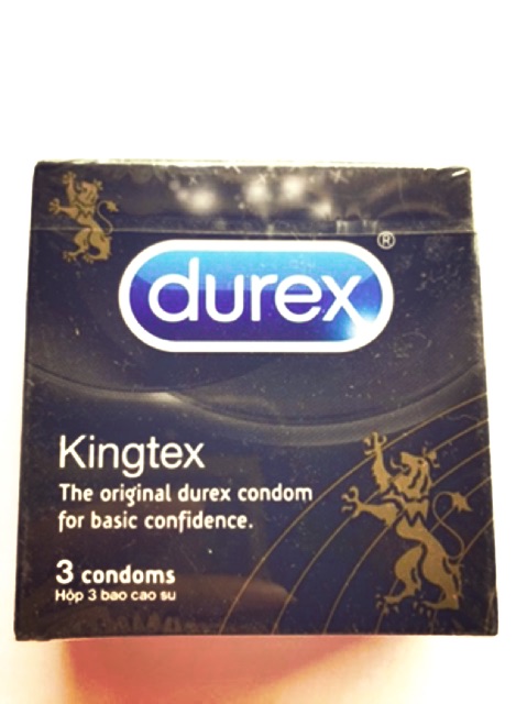Bao cao su durex kingtex (hàng chính hãng do công ty DKSH phân phối)