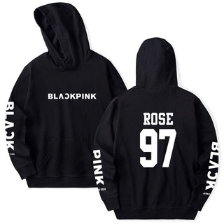 Áo hoodie Black Pink Rose