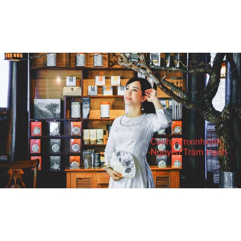 Áo dài gấm tơ sang chảnh, kèm ảnh thật