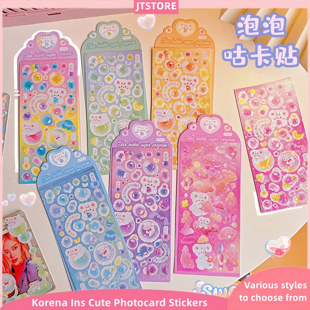 Sticker Họa Tiết Dễ Thương Sáng Bóng Trang Trí Sổ Tay