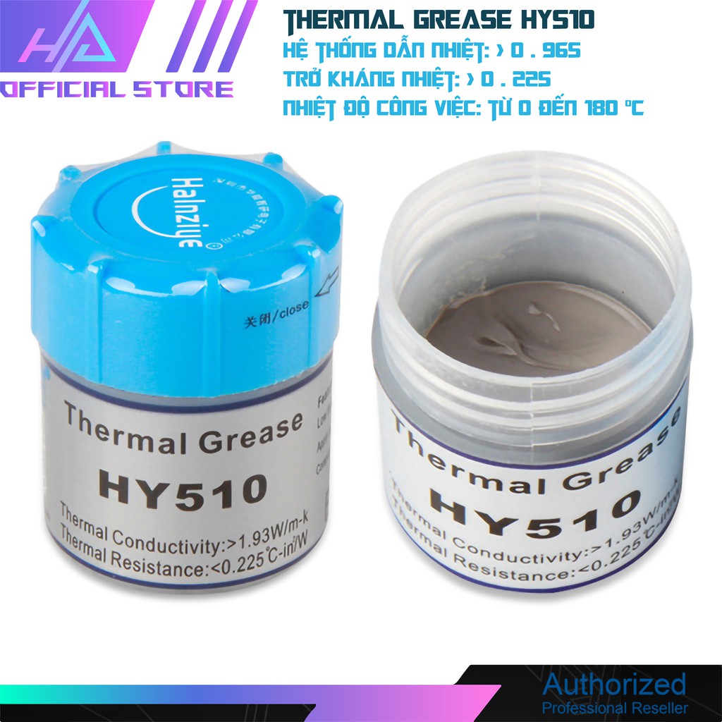Keo tản nhiệt HY510 cực tốt cho cpu- hũ 20gr - Chính hãng Halnziye HY510 thumbnail