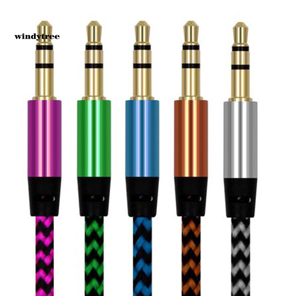 Dây Cáp Âm Thanh Bện Dây Đầu Cắm 3.5mm