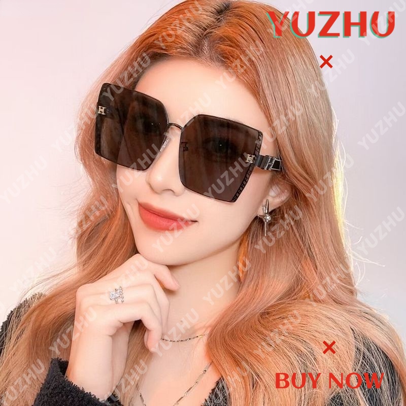Kính Chống Nắng Gọng Vuông Kim Loại Thời Trang Hàn Quốc Cho Nữ