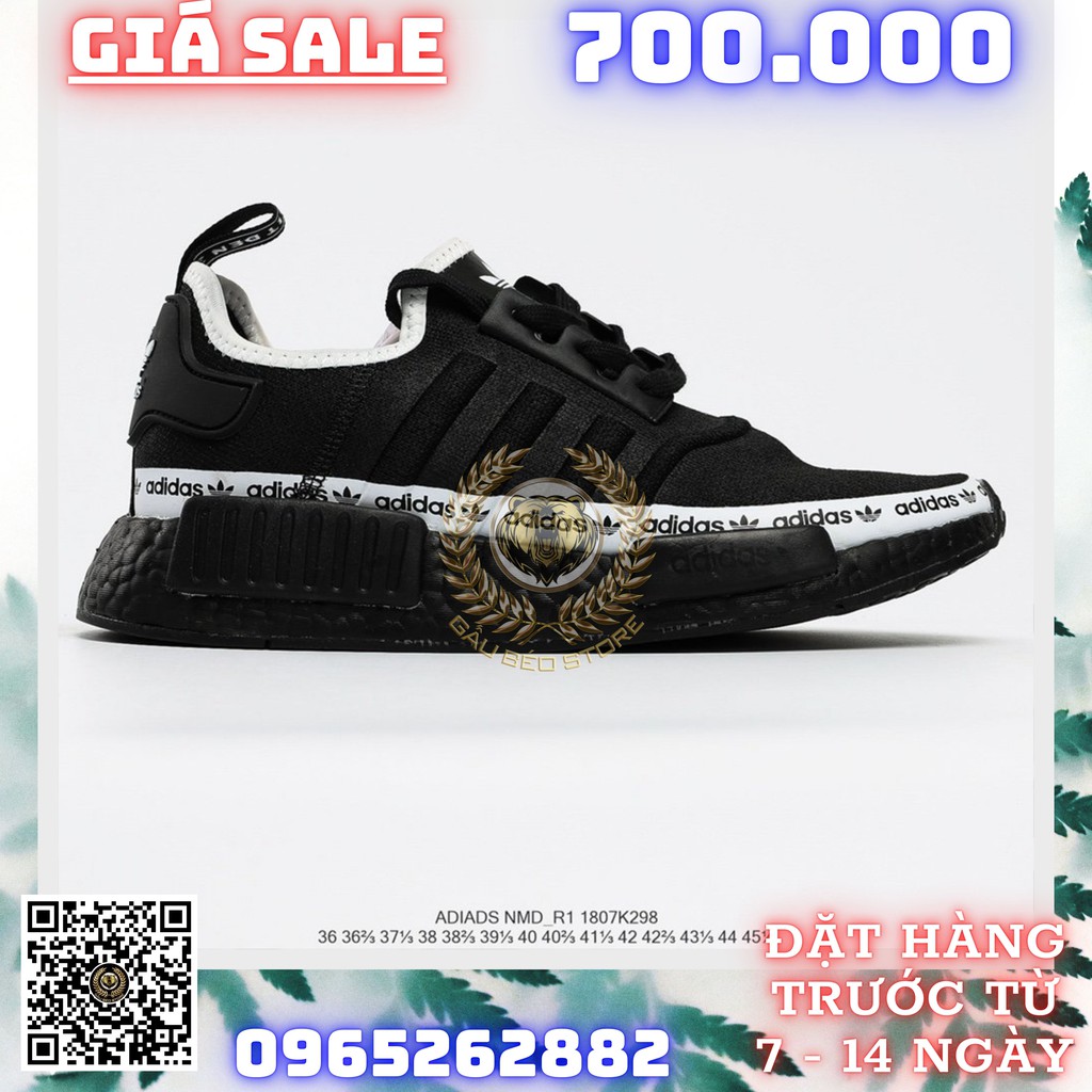 GIÀY SNEAKER MÃ SẢN PHẨM_Adidas NMD R-1 NHIỀU MÀU PHONG CÁCH FULLBOX + FREESHIP