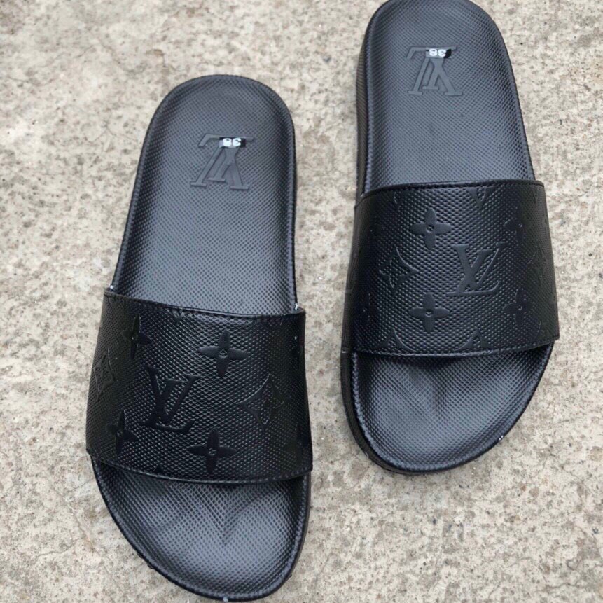 Dép LV ❤️FREESHIP❤️ Dép nam LV quai ngang - Dép Nam Quai Ngang Cao Cấp AD