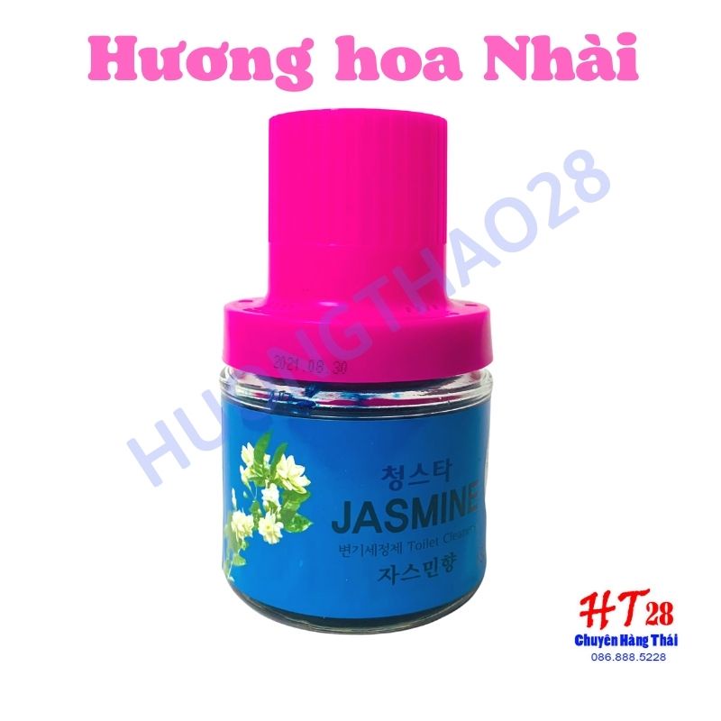 [COMBO] 2 Lọ thả bồn cầu Hàn Quốc cao cấp 180g Diệt khuẩn, hương chanh, hương Lavendar dùng liên tục 3 tháng