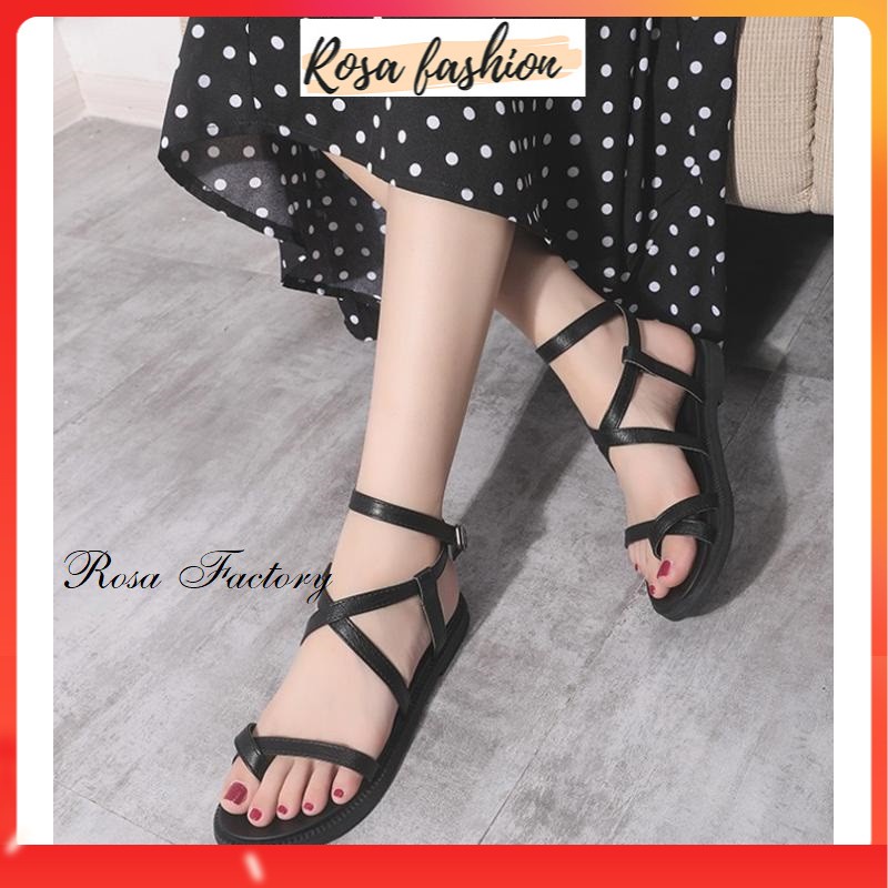 Sandal bệt dây quấn xỏ ngón FACTORY - SD-0227