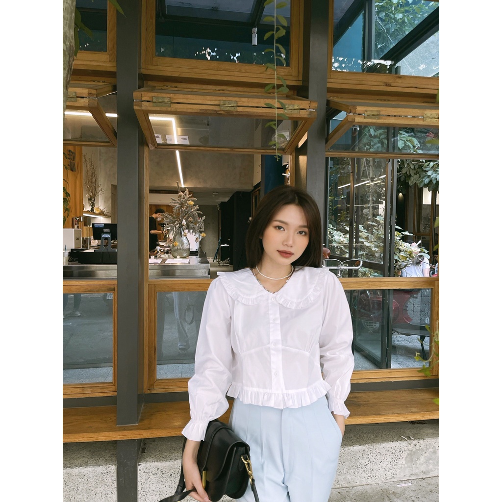 Áo Sơmi Cổ Sen - AK22019