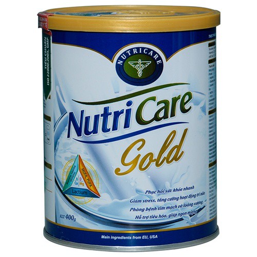 Sữa Nutricare Gold Mau Moi Loại 900g dinh duong phuc hoi suc khoe nhanh date 2024