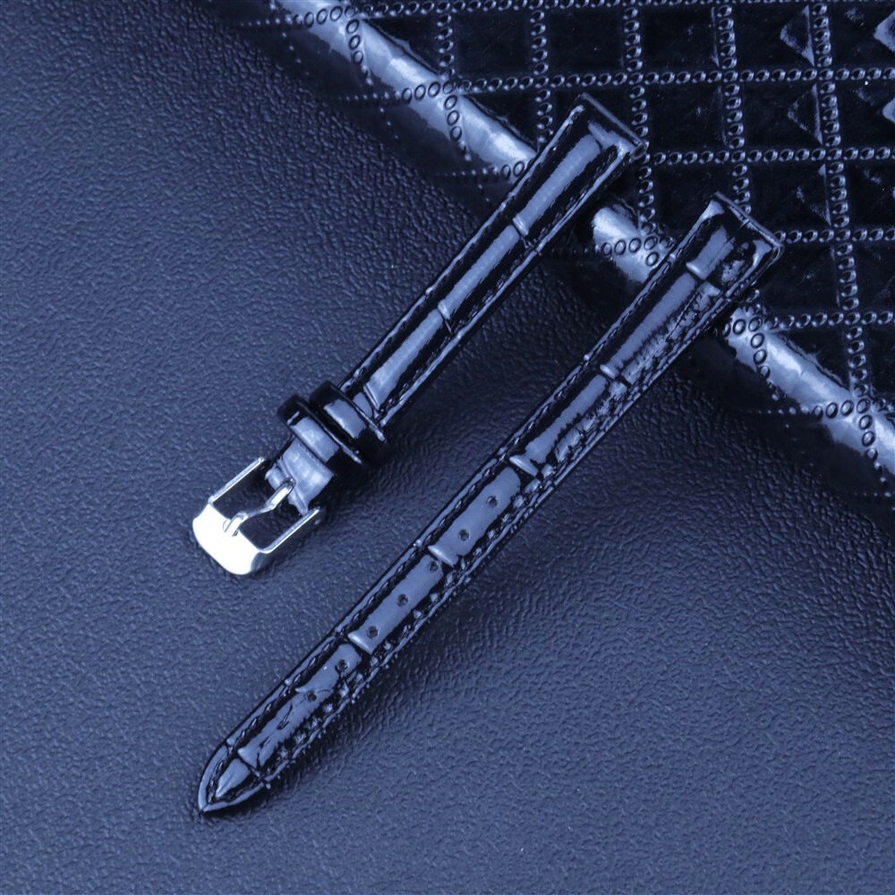 Dây Đeo Đồng Hồ Bằng Da Sáng 12mm 14mm 16mm 18mm 20mm Dành Cho Nam Và Nữ