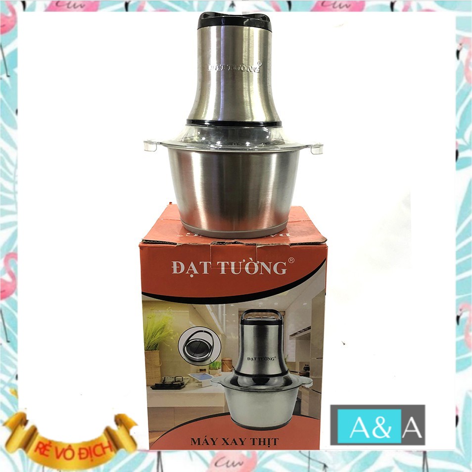 Máy xay cầm tay FREESHIP Máy sinh tố cối inox xay thịt, rau củ quả cực tiện lợi [may xay]
