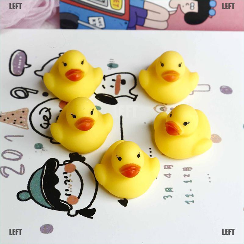 LEFT 1/10PC Mochi Squishy Toys with Cute Bag Stress Toy Reward Toys for Kids duck duc