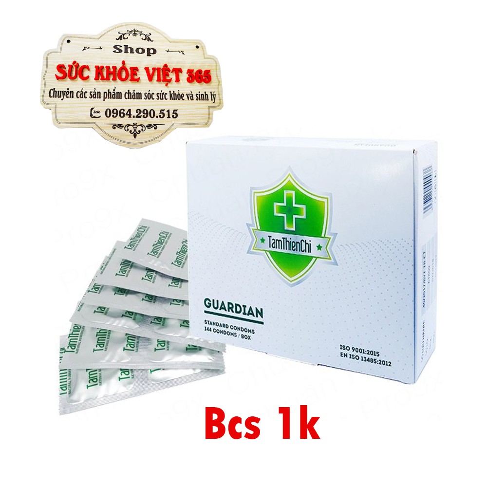 Combo 10 cái bao cao su - bcs - condom size nhỏ 50mm TTT Guardian, (bcs 1k 1 cái đã rẻ mua comco ship còn rẻ hơn)