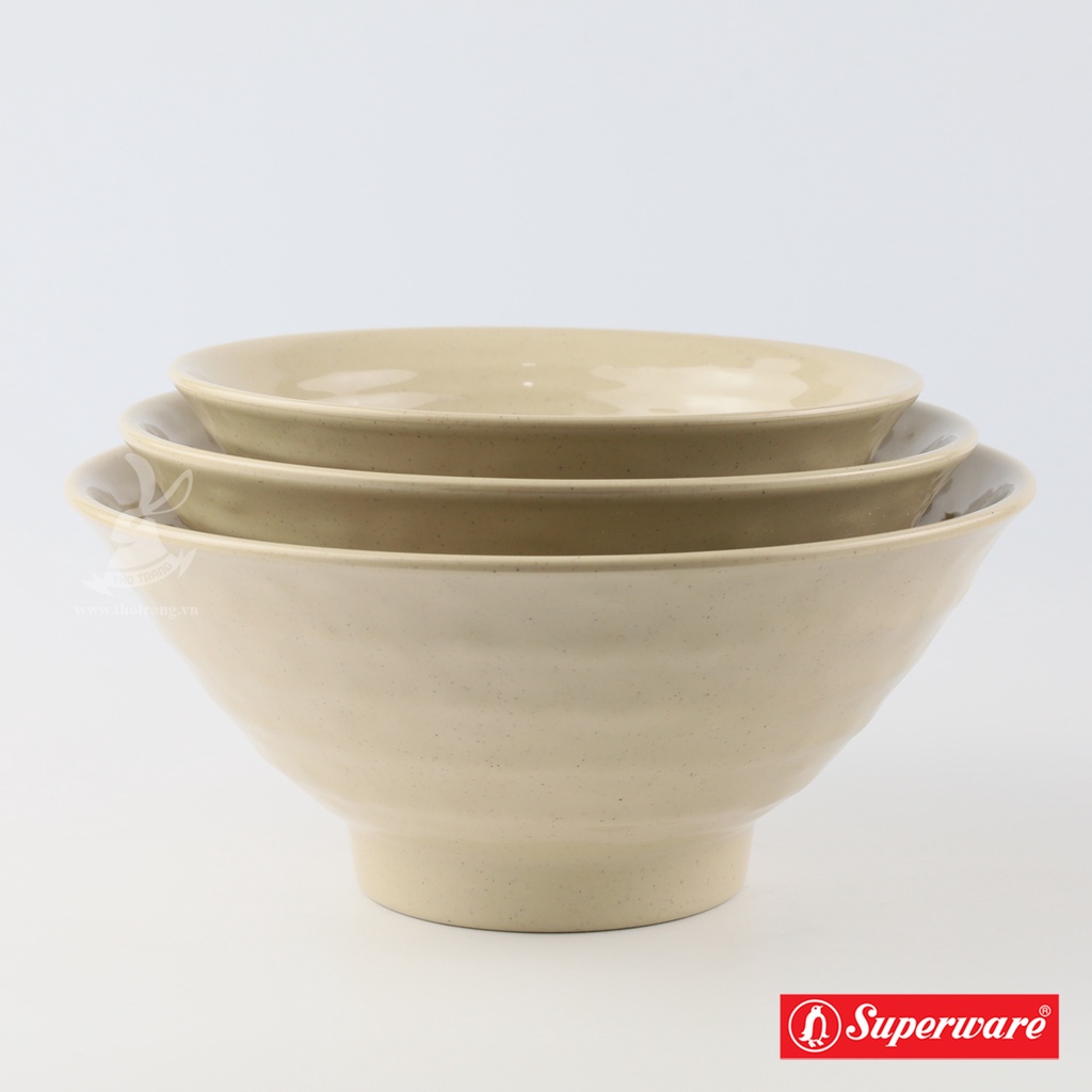 Tô Bún, Phở Màu Nâu Nhựa Melamine Srithaisuperware Thái Lan cao cấp