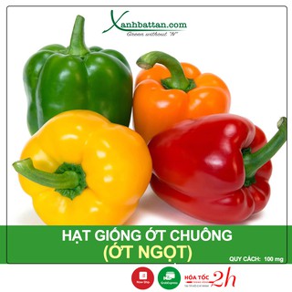 Hạt Giống Ớt Chuông (Ớt Ngọt) Phú Nông Gói 100 mg