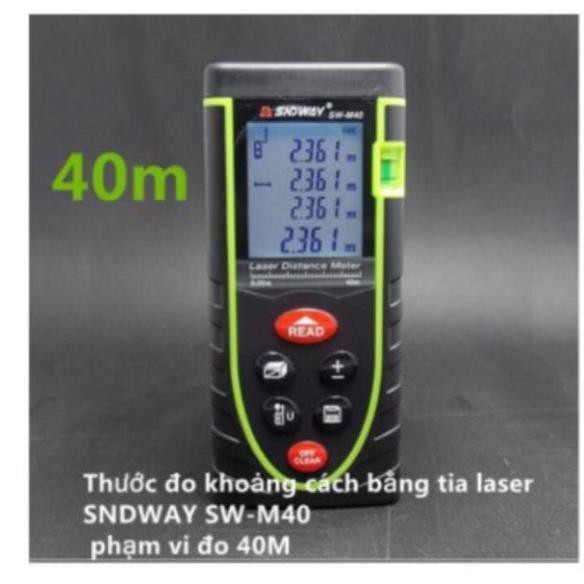 Thước đo khoảng cách laze SNDWAY 40m