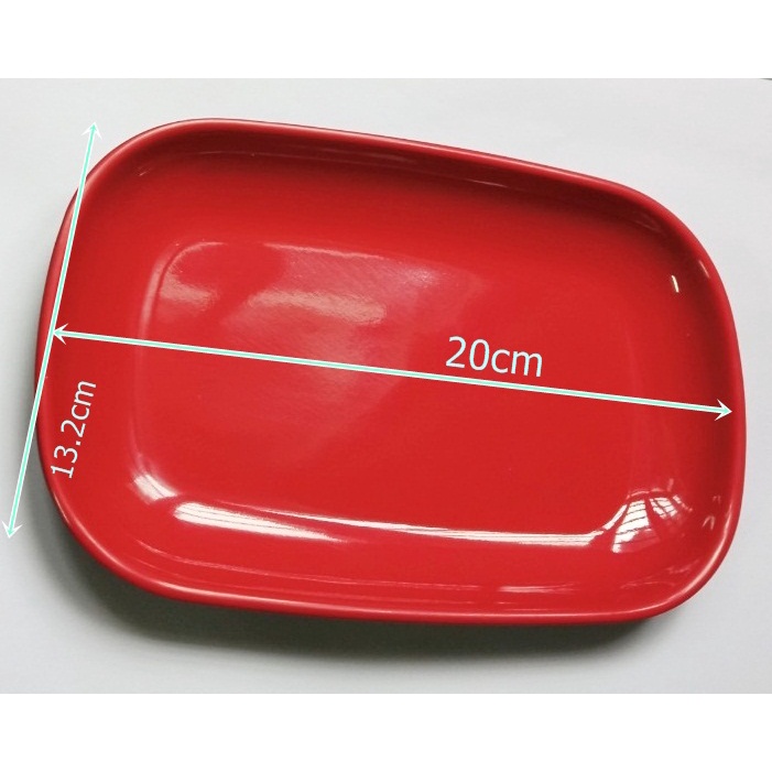 Cốc, bát đĩa nhựa phíp siêu bền trong đỏ ngoài đen - HV Store