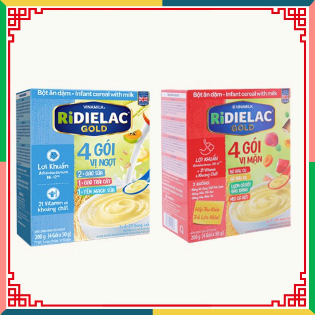 Bột ăn dặm RiDielac Vinamilk 200g
