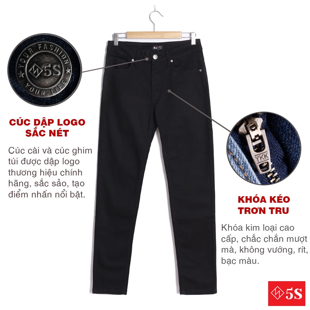 Quần Jean Nam 5S (3 Màu) Cơ Bản, Chất  Cotton Cực Mềm Mại, Co Giãn Tốt, Không Bai Xù, Bền Màu, Phom Trẻ Trung (QBD) | BigBuy360 - bigbuy360.vn