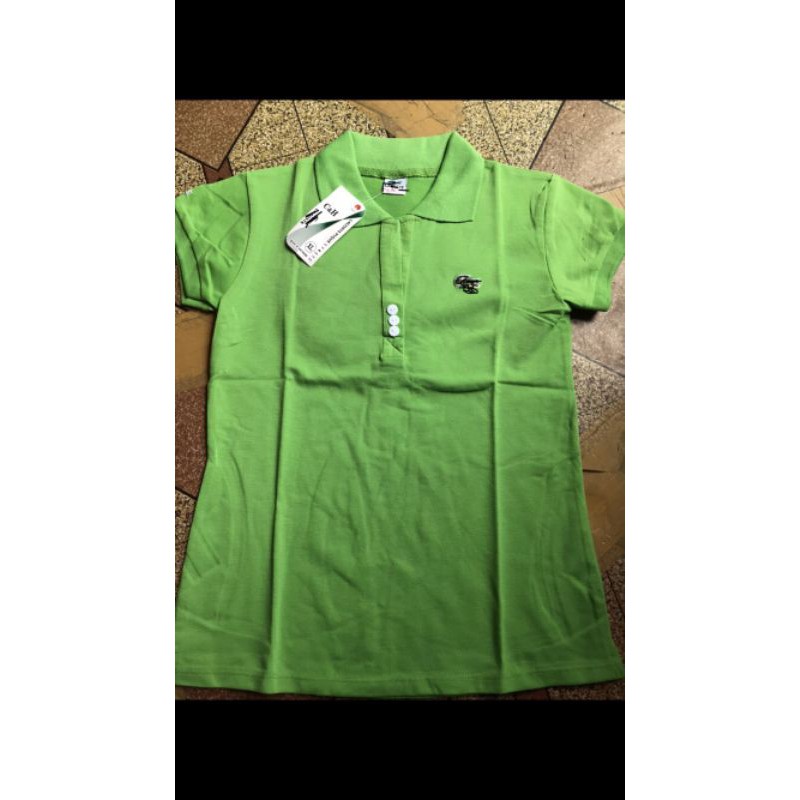 Áo thun vải cá sấu