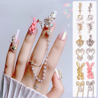 Charm khuyên tai thỏ cực kute