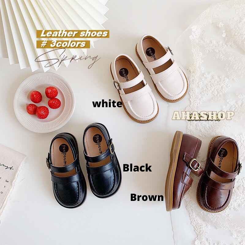 Giày búp bê marry jane quai ngang mũi tròn style vintage cho bé yêu K045