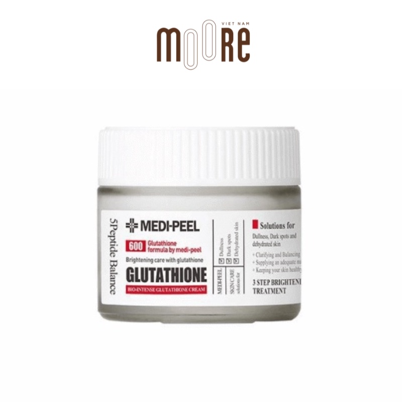 Kem dưỡng trắng da Medi Peel Glutathione/ Bortox Peptide Cream 50g