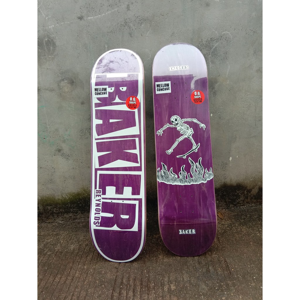 BAKER SKATEBOARD DECK PRO QUALITY DECK 7 LAYERS CANANDIAN MAPLES DECK SKATEBOARD 8 8.25 INCHVán Trượt 7 Lớp Chuyên Nghiệp