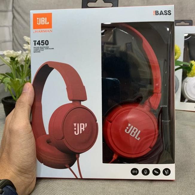 Tai Nghe Nhét Tai Jbl T450 - Jbl T450 Siêu Bass Màu Trắng